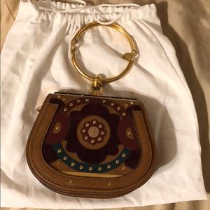 Caramel Chloe clutch